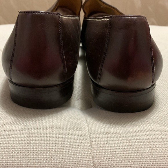 Yves Saint Laurent Men Mokassin Dark Brown Leather Slip-Ons US 11.5/EU 45.5 - Picture 5 of 16